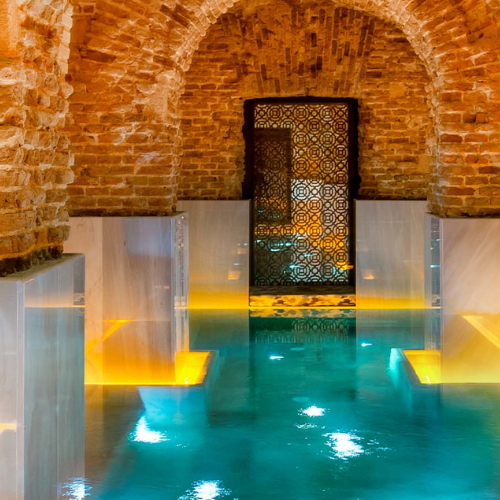 Acceso Zona de Aguas – Wellness Pestana Plaza Mayor 